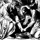 Jesus washing Peter's feet Jesus washing Peter's feet
